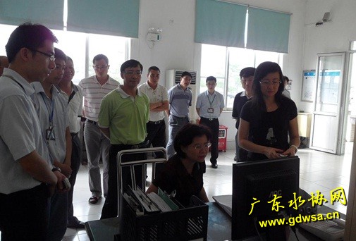 广东省环保厅领导到东江水务第二、四水厂检查