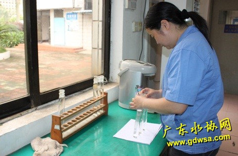 惠州溢源水司举行原水锰含量超标应急处置演练