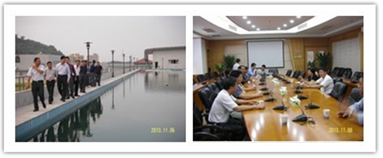 罗定市自来水公司到兄弟水司取经
