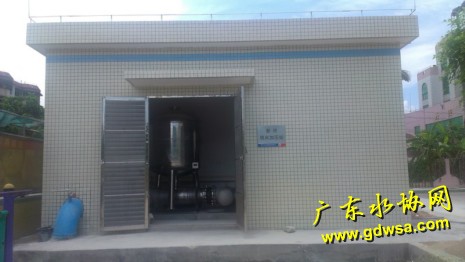 佛山水业集团高明公司新圩加压站投入试运行