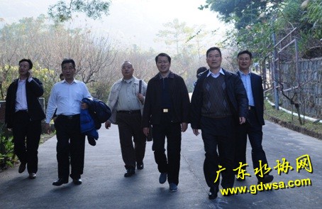 珠海市政协领导专题调研珠海水务集团竹仙洞水库管理区