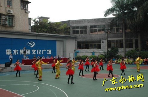 肇水集团举办职工排舞表演活动