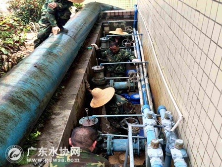 曲江区供水管理处汛期加强制水保生产