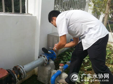 惠州水司户表工程首次启用新型远程智能水表