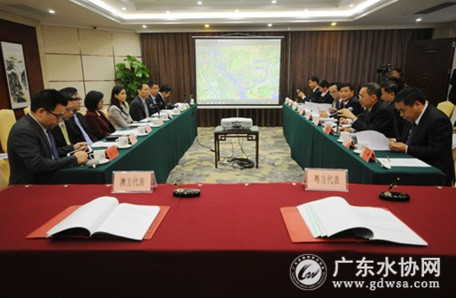 粤澳合作第四条对澳供水管道工程及平岗-广昌原水供应保障工程签约