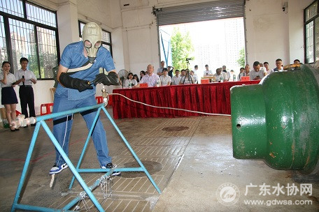 韶关市自来水有限公司成功举办“漏氯抢修应急演练”活动