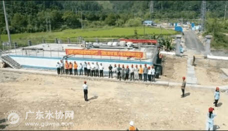 粤海水务仁化污水PPP项目城口镇污水处理厂顺利通水
