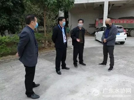 云浮市生态环境局到云浮市城区污水处理厂开展疫情防控工作