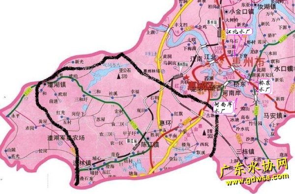 惠州市惠城中心区南部供水及应对方案的探讨